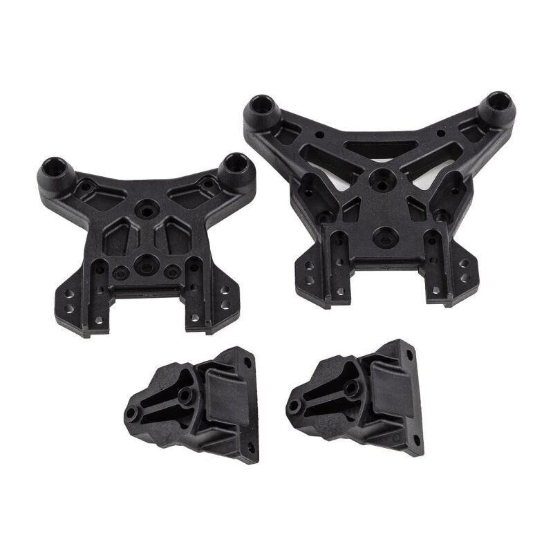 Team Associated RIVAL MT8 Shock Towers and Center Brace Mounts / AE25909