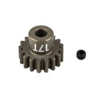 Team Associated FT Pinion Gear, 17T, MOD 1, 5mm shaft, aluminum / AE89599