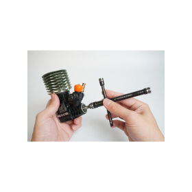 Koswork Glow Plug/Clutch Nut Cross Wrench (Nut 7, 8, 10mm & Hex 5mm) / KOS13261