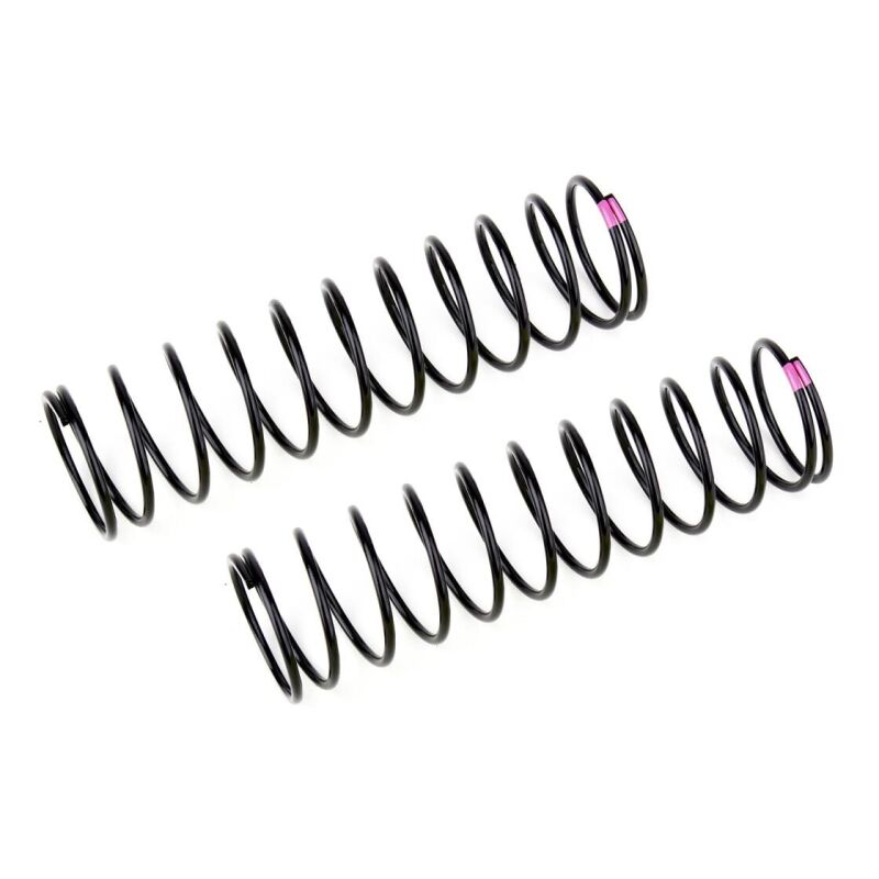 Team Associated Rear Springs V2, pink, 3.7 lb/in, L86, 12.00T, 1.6D / AE81233