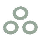 Team Associated FT Octalock LCF Slipper Pads, 19mm / AE72027