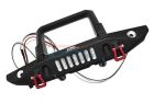 GPM 1/6 AXIAL 4WD SCX6 ALUMINIUM FRONT BUMPER WITH D-RINGS -15PC SET black / GPMSCX6330FBK