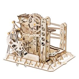 Robotime Murmelbahn Lift Coaster (Lasercut Holzbausatz) /...