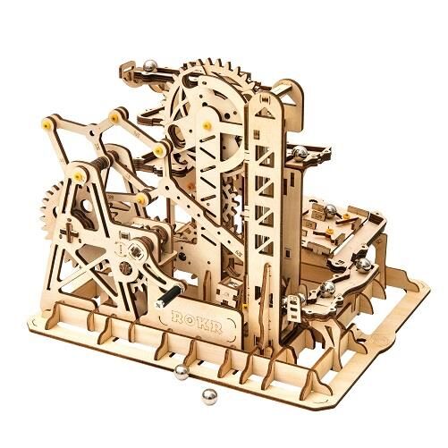 Robotime Murmelbahn Tower Coaster (Lasercut Holzbausatz) / 15338