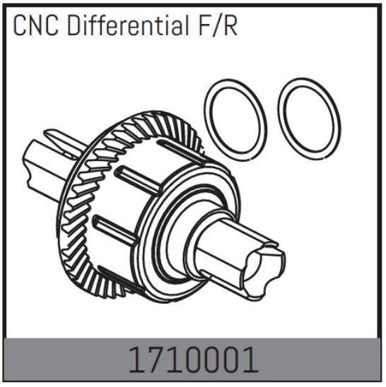 ABSIMA Rock Racer MAMBA 7 Ersatzteil CNC Differential V/H / 1710001