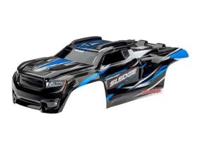 TRAXXAS Karo Sledge Truggy blau / mit Aufkleberbogen...