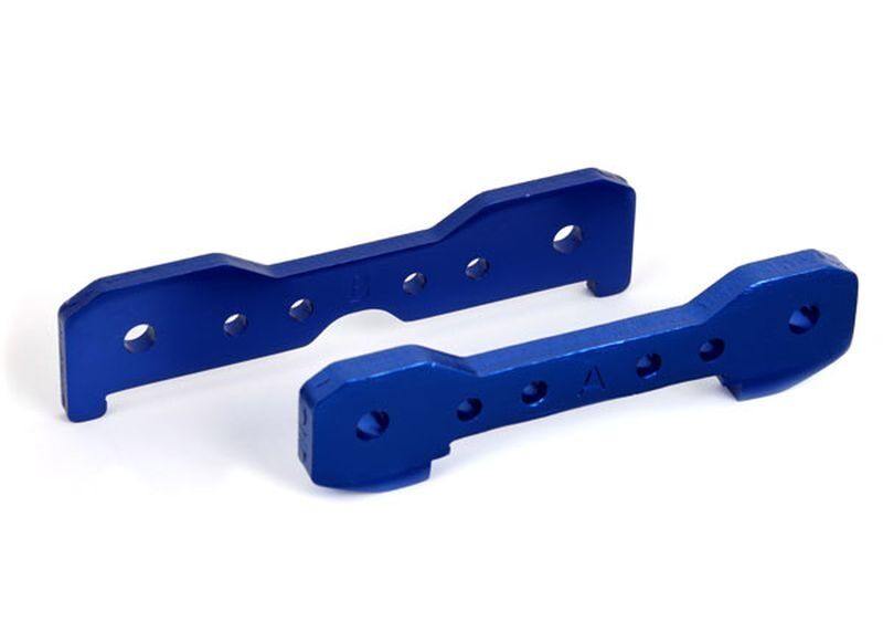 TRAXXAS SLEDGE Tie-Bars vorn 6061-T6 Aluf blau eloxiert / TRX9527
