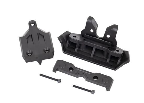 TRAXXAS SLEDGE Bumper Skid-Platte & Tie-Bar-Halterung vorn + Schrauben / TRX9535
