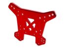 TRAXXAS SLEDGE Dämpferbrücke hinten 6061-T6 Alu rot eloxiert / TRX9538R