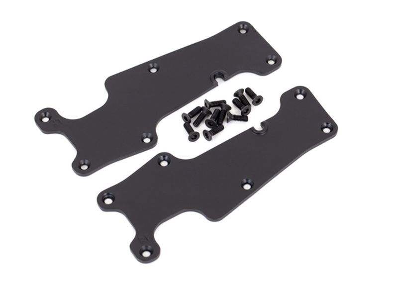 TRAXXAS SLEDGE Querlenker-Abdeckung schwarz vorn l/r + Schrauben / TRX9633