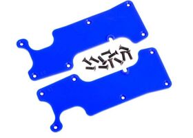TRAXXAS SLEDGE Querlenker-Abdeckung blau hinten l/r +...