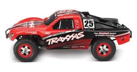 TRAXXAS Slash 4x4 RTR +12V-Lader+Akku 1/16 4WD Short-Course-Race-Truck Brushed / TRX70054-1