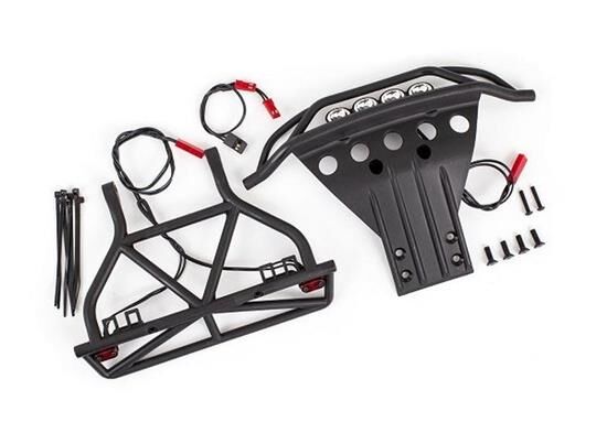 Traxxas Slash LED Licht-Set komplett (mit Bumper v/h + BEC Y-Kabel) / TRX5894