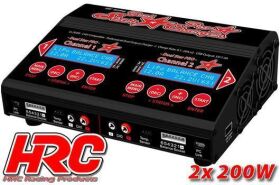 HRC Racing Ladegerät 12/230V HRC Dual-Star PRO...