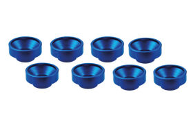 Ultimate Racing M3 ALUMINUM SERVO WASHER BLUE (8 pcs) /...
