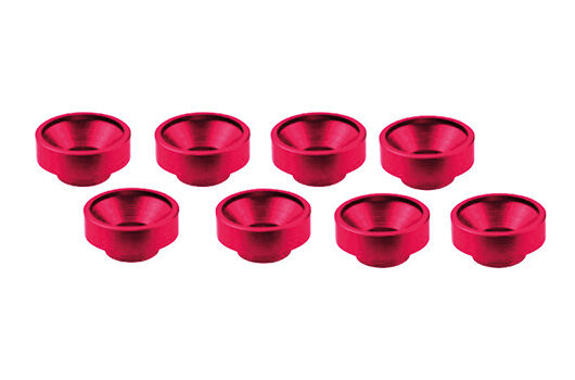 Ultimate Racing M3 ALUMINUM SERVO WASHER PINK (8 pcs) / UR1507-PK