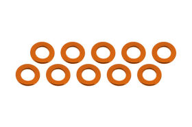 Ultimate Racing ALUMINUM SHIM (3x6x0.5mm)ORANGE (10pcs) /...
