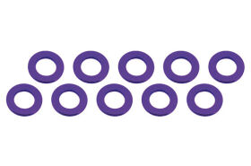 Ultimate Racing ALUMINUM SHIM (3x6x0.5mm) PURPLE (10pcs)...