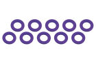 Ultimate Racing ALUMINUM SHIM (3x6x0.5mm) PURPLE (10pcs) / UR1504-P