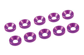 Ultimate Racing 4 mm. ALU. WASHER PINK (10 pcs) / UR1511-PK
