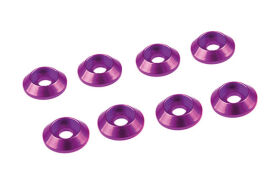 Ultimate Racing 3MM ALUMINIUM CAP HEAD WASHER PINK (8...