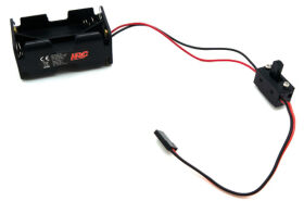 HRC Racing Batteriehalterung AA 4 Zellen Square mit JR...