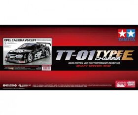 TAMIYA RC Bausatz 1:10 RC Opel Calibra V6 Cliff (TT-01E)...