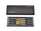 Arrowmax Power Tool Tip Set 7 Pieces With Alu Case Black Golden / AM502905