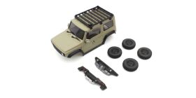 Kyosho Karosserie APIO Jimny TS4 Khaki Mini-Z 4X4 MX01 /...
