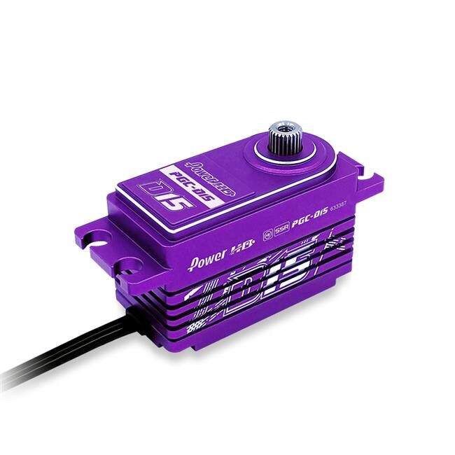 Power HD D15 Purple Low Profile Servo Alu Case (18.0Kg/0.085S) / HD-D15PPower HD