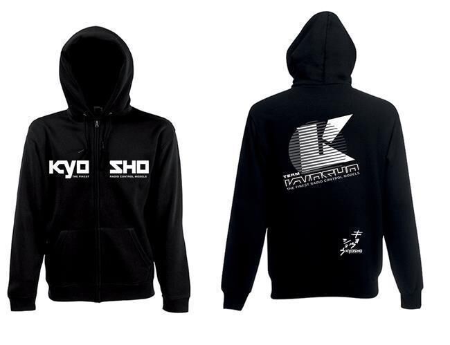 Kyosho Sweatshirt Kapuze mit Reißverschluss 2022 (3XL) Schwarz / K.88025-3XLKyosho