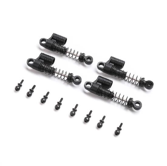 Axial Stoßdämpfer montiert (Satz, 4 Stück): SCX24 Ford Bronco / AXI204003