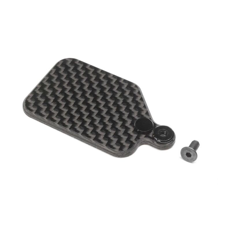 Team Losi Racing Empfänger Platte Carbon Mounting: 22X-4 / TLR331060