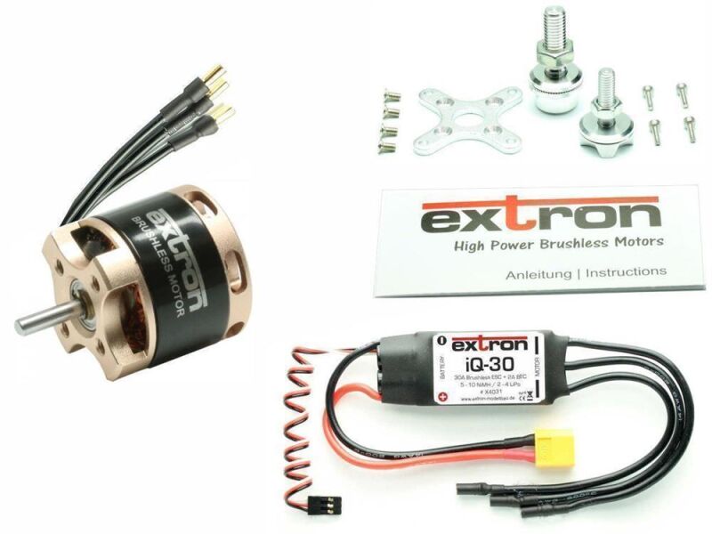 Extron Brushless Motor EXTRON 2212/20 (1300KV) Combo Set + iQ-30 Regler / X4044