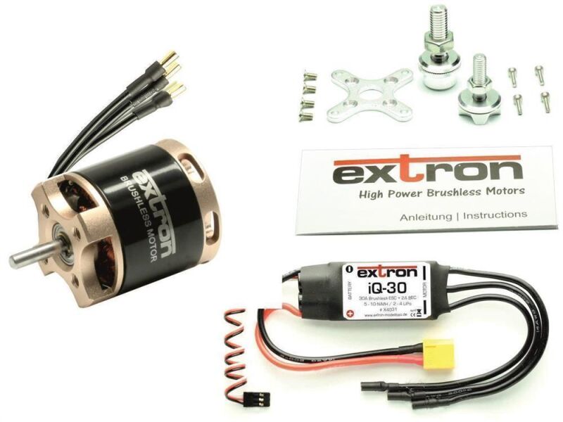 Extron Brushless Motor EXTRON 2217/20 (920KV) Combo Set + iQ-30 Regler / X4048