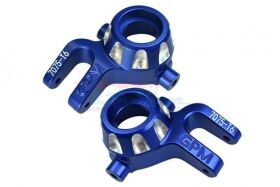 GPM TRAXXAS SLEDGE blue ALUMINUM 7075-T6 FRONT KNUCKLE...