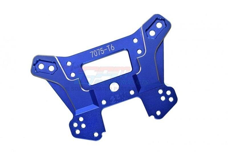 GPM TRAXXAS SLEDGE blue ALUMINUM 7075-T6 FRONT DAMPER PLATE-1PC SET / GPMSLE028B