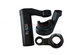 GPM TRAXXAS SLEDGE black ALUMINUM 7075-T6 STEERING...