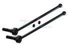 GPM TRAXXAS SLEDGE black GPM 4140 CARBON STEEL FRONT / REAR CVD DRIVE SHAFT -4PC SET / GPMSLE133F/RSBK