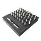 CEN Bullet Spiked Wheel Lug Bolts ( M2.5mm studs, sliver chrome, / CKD0612