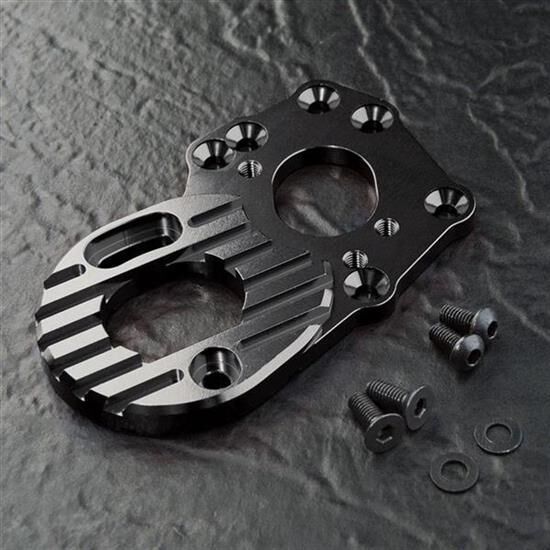 MST-Racing RMX 2.0 alum. spur gearbox motor heat sink mount (red) / MST210643BK