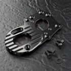 MST-Racing RMX 2.0 alum. spur gearbox motor heat sink mount (red) / MST210643BK