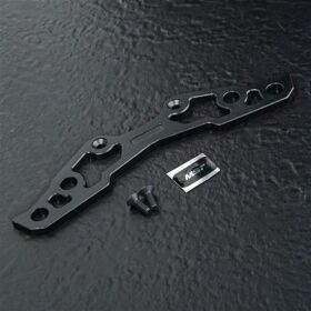 MST-Racing Alum. lightweight bumper support L (black) /...