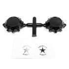 CEN Black Wheel Cap (w/decal, for American Force H01 CONTRA ) / CD0630