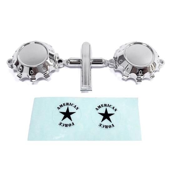 CEN Chrome Wheel Cap (w/decal, for American Force H01 CONTRA) / CD0632