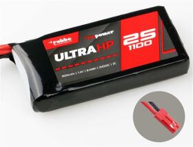 Robbe Modellsport RO-POWER ULTRA HP 1100MAH 7,4 VOLT 2S 25(50)C LIPO AKKU, BEC STECKER / 7402