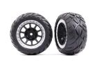 TRAXXAS Anaconda Reifen auf Felge Bandit 2.2 Graphite-grau Satin-Chr / TRX2478G