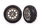 TRAXXAS Anaconda Reifen auf Felge Bandit 2.2 Schwarz-Chrom vo medium / TRX2479T