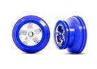 TRAXXAS Felge SCT Chrom Beadlock-Style blau 3.0/2.2 (2) 2WD vo / TRX5870A