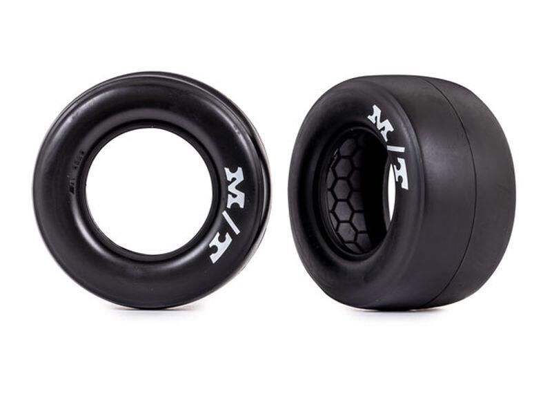 TRAXXAS Drag Slash Reifen hinten Mickey Thompson Drag Slicks sticky compound (2 / TRX9471R